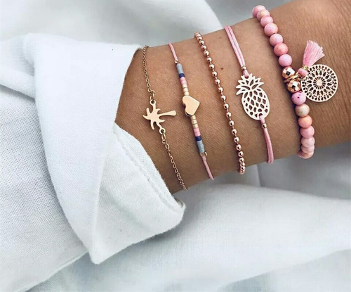 Set De Pulseras Regalo Amor Y Amistad