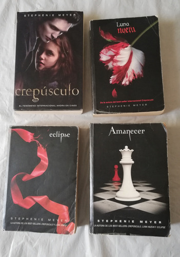 Saga Crepúsculo 4 Libros, Usados En Buenas Condiciones