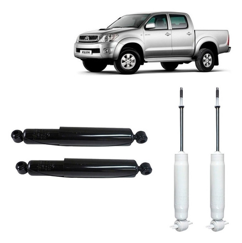 Juego 4 Amortiguadores Tras Del Para Toyota Hilux 2wd 95-04