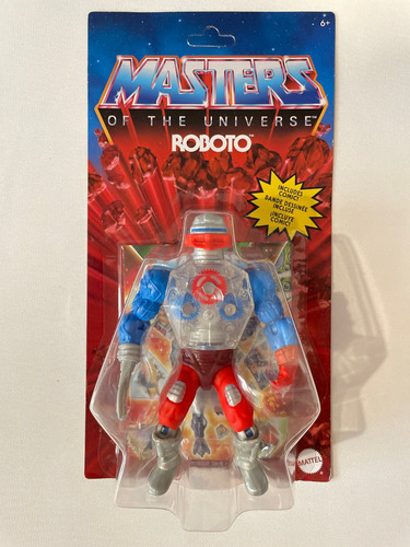 Roboto Motu Origins Wave 3 Card Unpunched Multilenguaje 2020 (Usado)