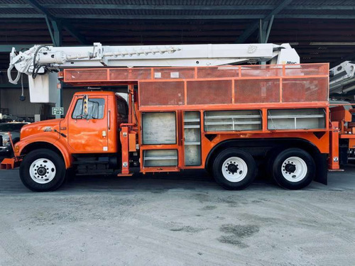 Camion Barrenador Con Canastilla 2001 International 4900