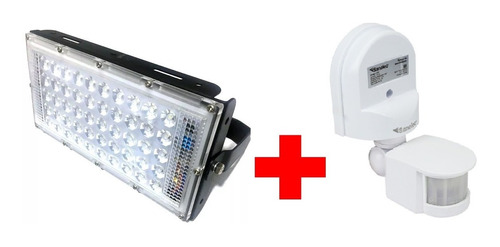 Reflector Led 50w Con Sensor De Movimiento Ajustable 