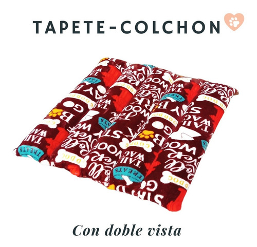 Cama Tipo Tapete/colchón Color Café