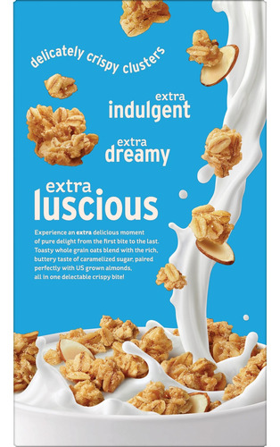 Kellogg's Extra Almond Granola Cereal 572 Gr 2 Pz