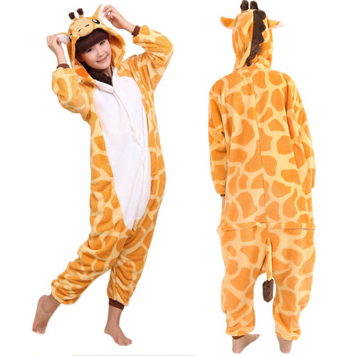 Pijama Mameluco Para Adulto En Forma De Jirafa Cosplay H8087