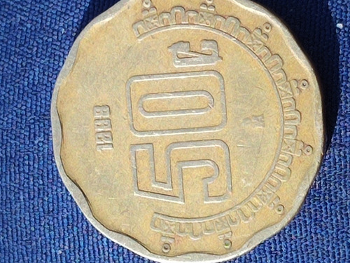 Moneda De 50 Centavos Con Error