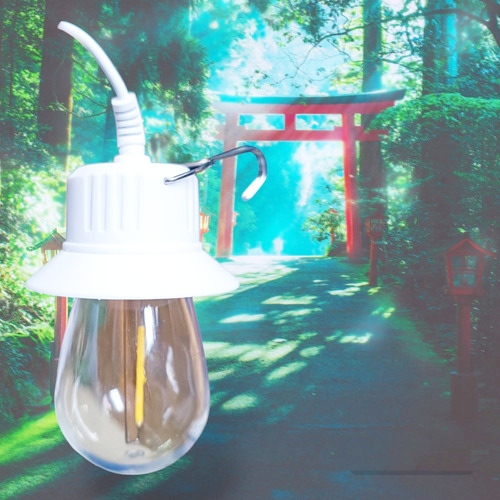 2 Foco Linterna Led Usb, Portatil Vintage Foco Para Exterior