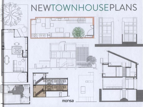 NEW TOWNHOUSE PLANS, de MINGUET, ANNA. Editorial Monsa, tapa dura en español/inglés, 2018