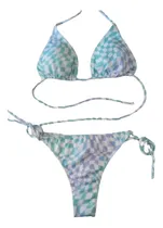 Comprar Bikini Colaless Mujer Marcela Kaury Taza Estampada