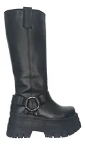 Comprar Borcegos Bota Mujer 100% Noche Cuero Vacuno Media Caña