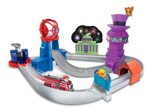 Paw Patrol Pista Rescate En La Ciudad True Metal Spin Master