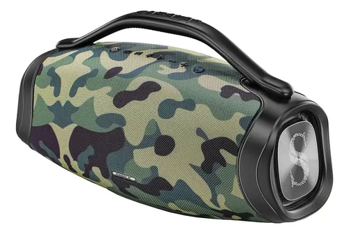 Caixa De Som Sabala Dr-909 200w Bluetooth 36h Tws Ipx6 Cor Camuflagem