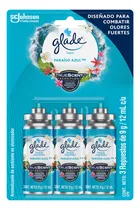 Comprar Aromatizante para Hogar en Aerosol Glade Toque con TrueScent Technology, Aroma Paraíso Azul, 3 Repuestos de 12 ml