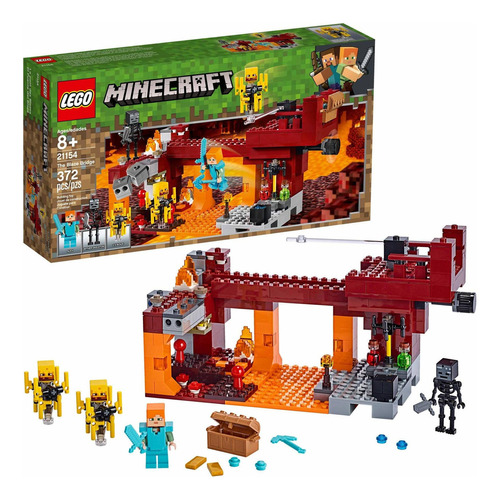 Figuras Para Armar Lego Minecraft The Blaze Bridge 2115 Fgr