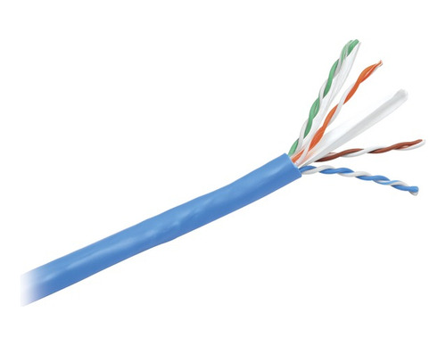 Cable Utp 305m Cobre Reelex Azul Cat6 24 Awg 1000mbps Pvc