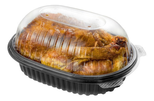 Bandeja de 158 bytes (frango assado) x 50 unidades