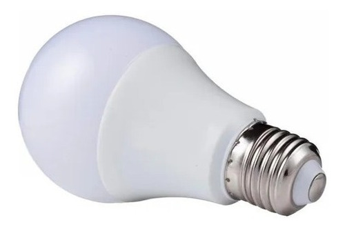 Imagen 5 de 10 de Lampara Led Con Fotocélula 10w E27 Luz Fría 220v Interelec