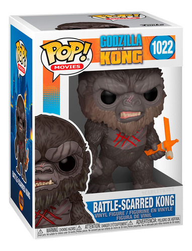 Funko Pop Kong Godzilla Vs Kong Batalla 1022 Orig Scarlet