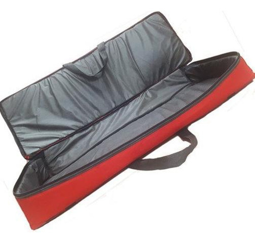 Capa Bag Teclado Korg N364 61 Master Luxo Nylon Vermelho
