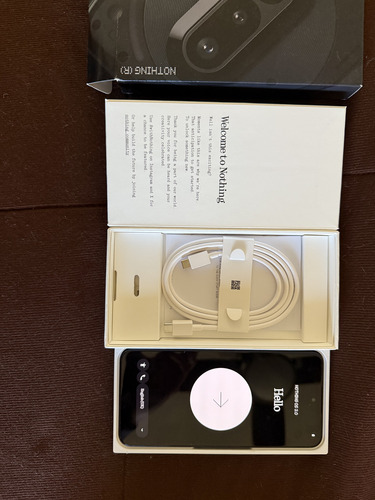 Nothing Phone 3a, 12gb Ram, 256gb, Dual Sim Negro (Nuevo con caja abierta)