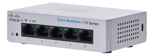 Switch Cisco Business 5 Ptos Gigabit Cbs110-5t-d 