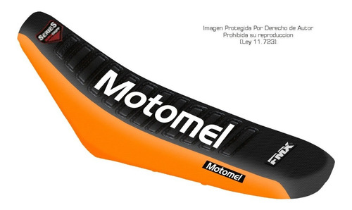 Funda Asiento Motomel Xmm 250 Series Naranja Fmx Cover