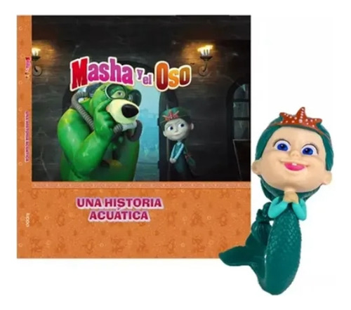 Coleccion Masha Y El Oso - Libro + Muñeco - Variantes | Una Historia Acuatica