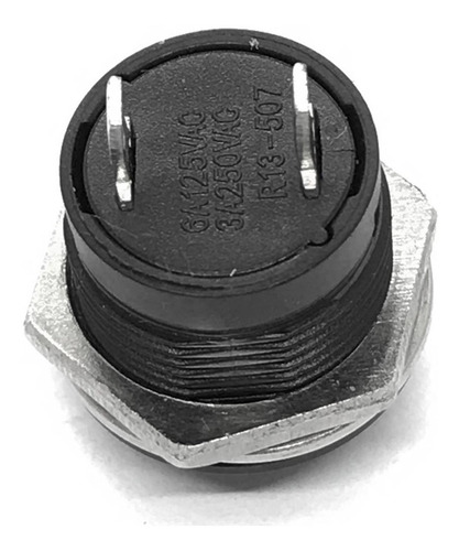 1x Chave Push Button Tipo Start-bujão R13-507 Verde