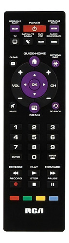 Control Remoto Universal 6 Disp. Con Streaming Media Rca