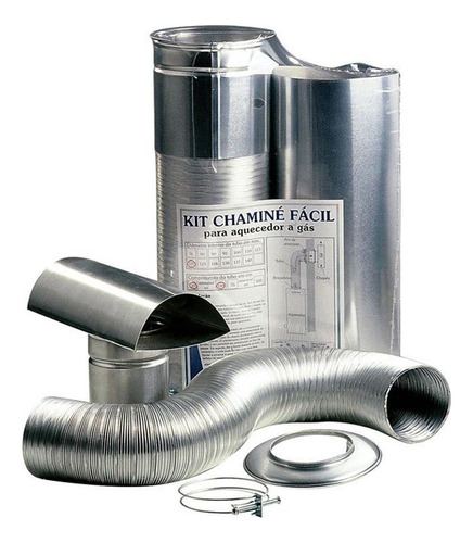 Kit Chaminé 60mm Westaflex Para Aquecedor Gás