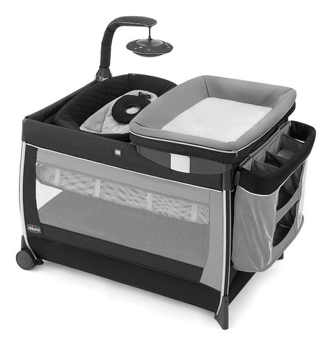 Chicco Corral Lullaby Glow Genesis, Color Negro