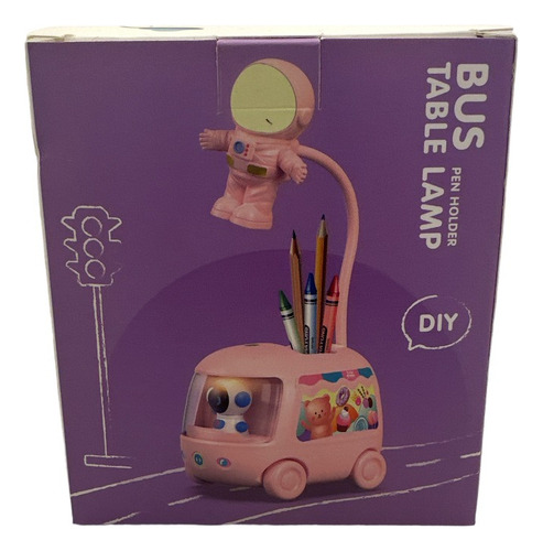 Lampara Led De Escritorio Astronauta Recargable Usb Niños