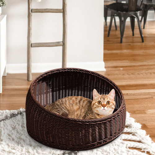 Cama For Dormir For Gatos, Cama For Perros De Mimbre De