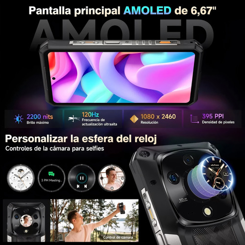 Ulefone Armor 28 Ultra Dual Sim 1 Tb Negro 16 Gb Ram