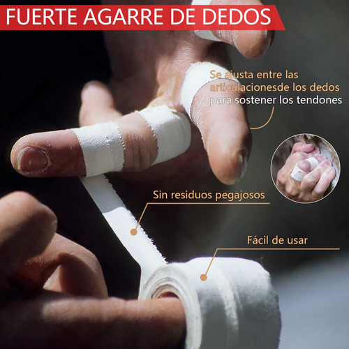 6 Rollos De Cinta Deportiva Adhesiva, Cinta De