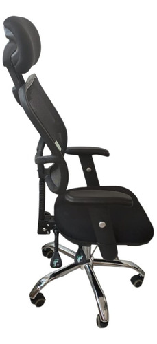 Imagen 3 de 6 de Silla De Oficina Ejecutiva Redentor Ar3 Color Negro