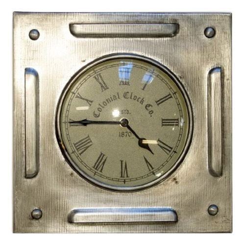Reloj De Pared Metal A Pila Nuevo Estilo Antiguo Ø30 Cm