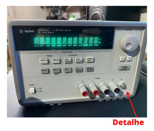 Fonte Agilent E3632a (hp Agilent Keysight Fluke Tektronix