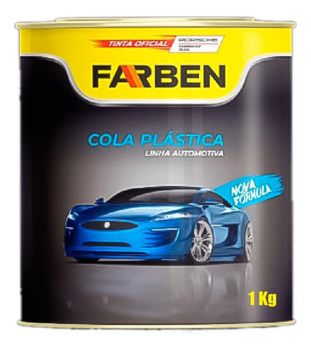 Masilla Plástica Automotriz - Farben - Cola Plástica  1 Kg. 