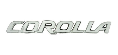 Toyota Corolla, Logo Emblema Cromado, 18x2cms