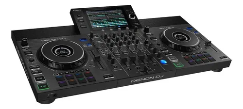 Alto-falantes Wifi Denon Sc Live 4 Com Controlador De Dj De Preto