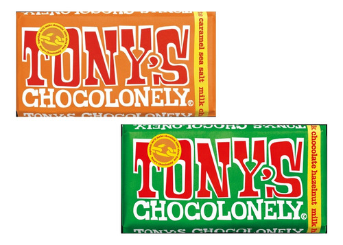 Chocolate Tony's Chocolonely - Kit Caramelo Salgado E Avelã