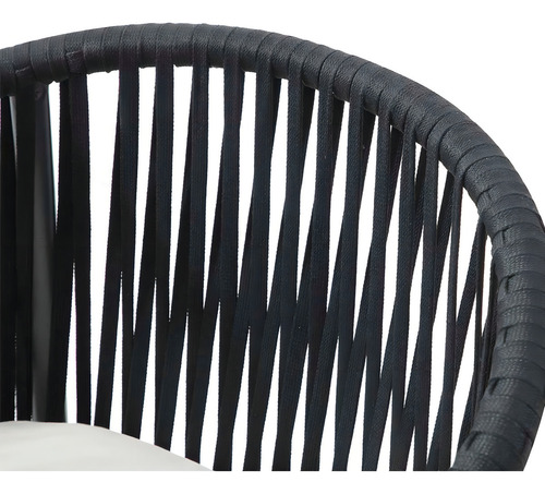 Silla Para Exterior Mison Negro Këssa Cdmx
