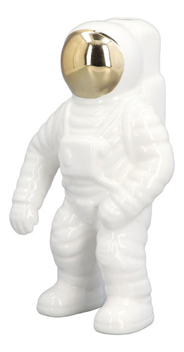 Estatua De Cerámica De Space Man, Moderna, Escultura En Jarr