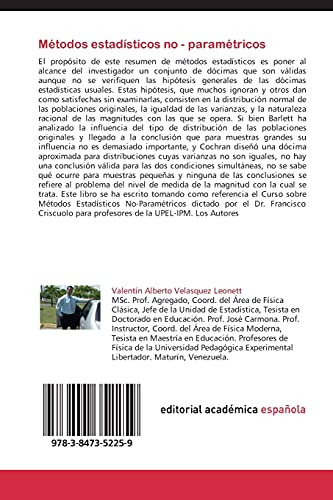 Metodos Estadisticos No - Parametricos: Una Introduccion