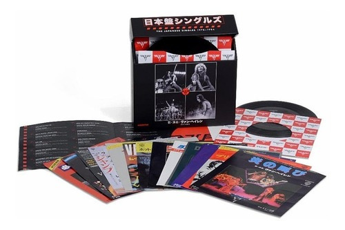 Caja de vinilo Van Halen The Japanese Singles 1978-1984, 45 rpm