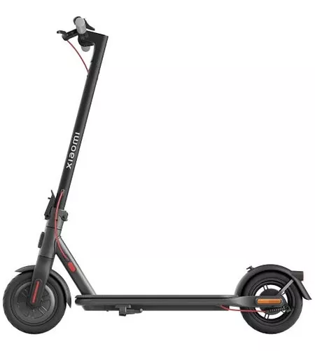 Monopatín Eléctrico Scooter Reforzado Rueda 8'' y Pie - Negro — El