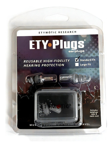 Protectores Auditivos Etymotic Er 20 Smf Ety Plug Color Gris