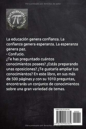 Test De Cultura General: 1010 Preguntas Para Oposiciones