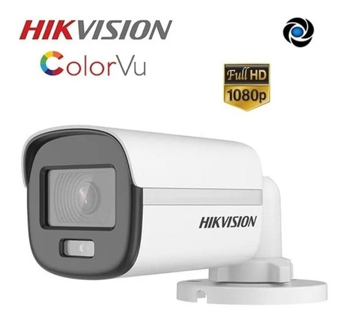 Imagen 6 de 10 de Kit Seguridad Hikvision Dvr 4ch + 4 Camara 2mp Colorvu +disc